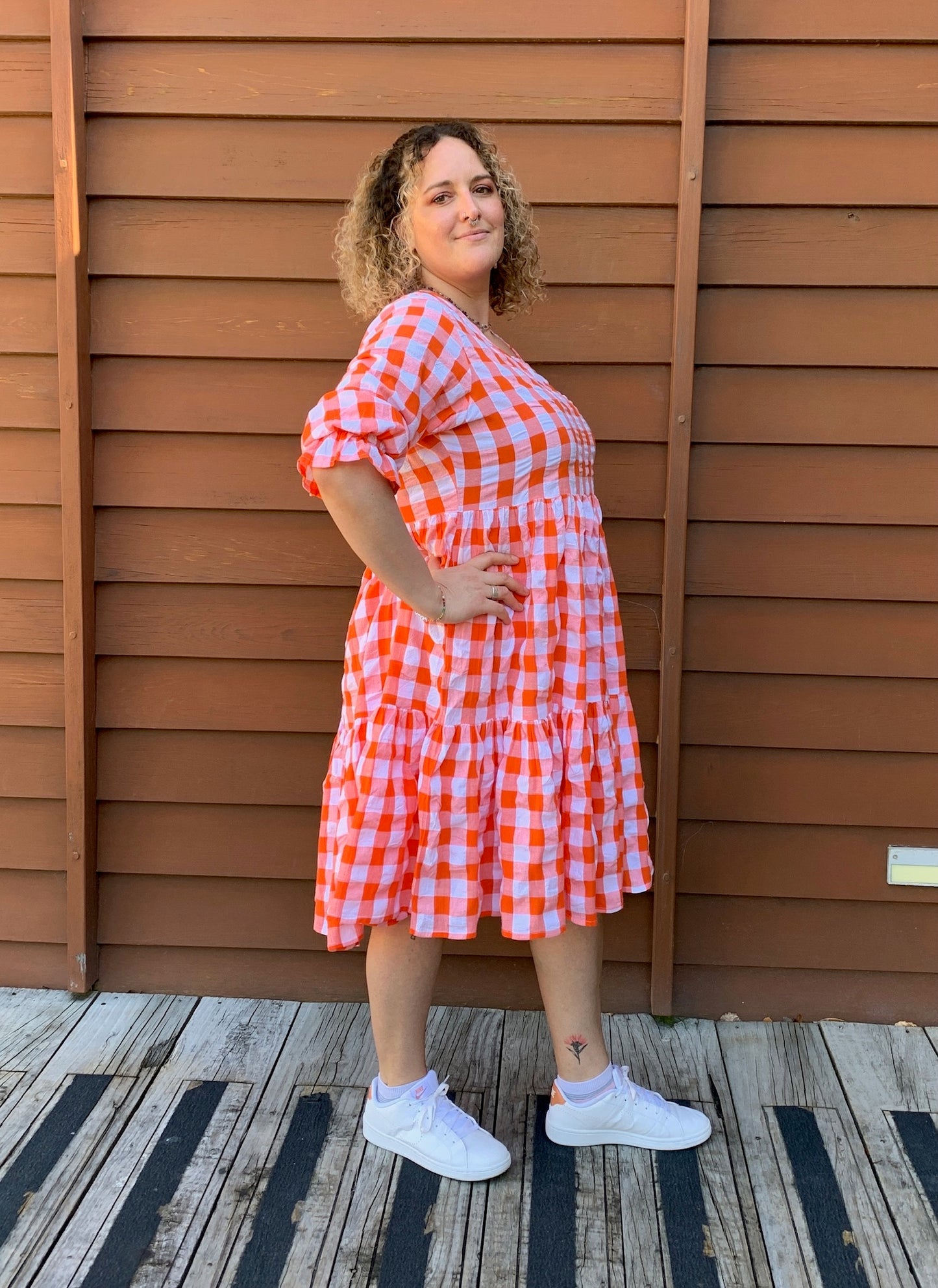 Caroline Tier Dress cotton