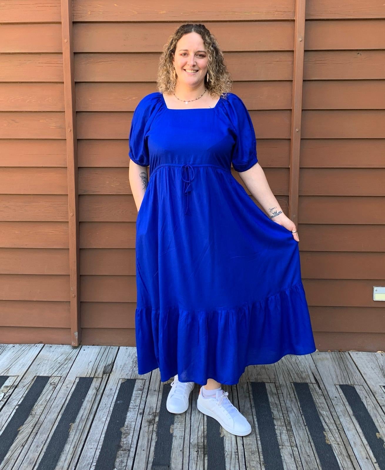 Claire Dress Cobalt Blue