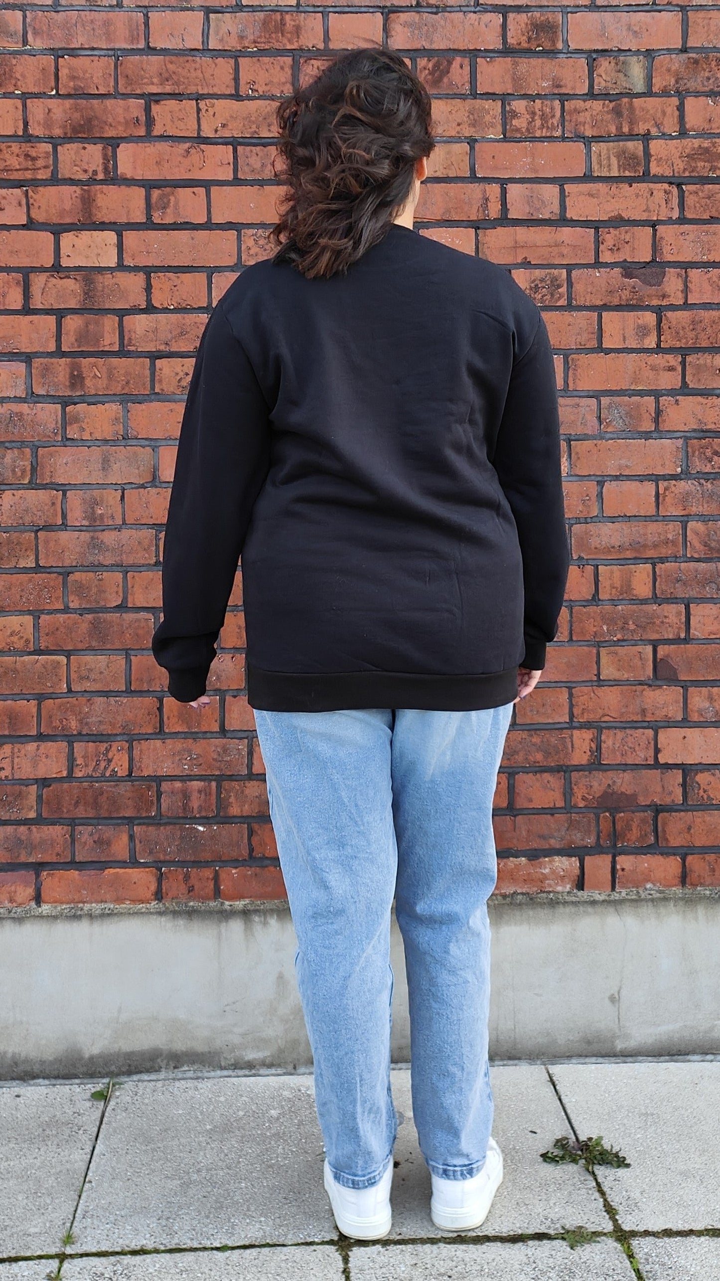 Black crewneck - Jazz & Milly Clothing#New_ Zealand#