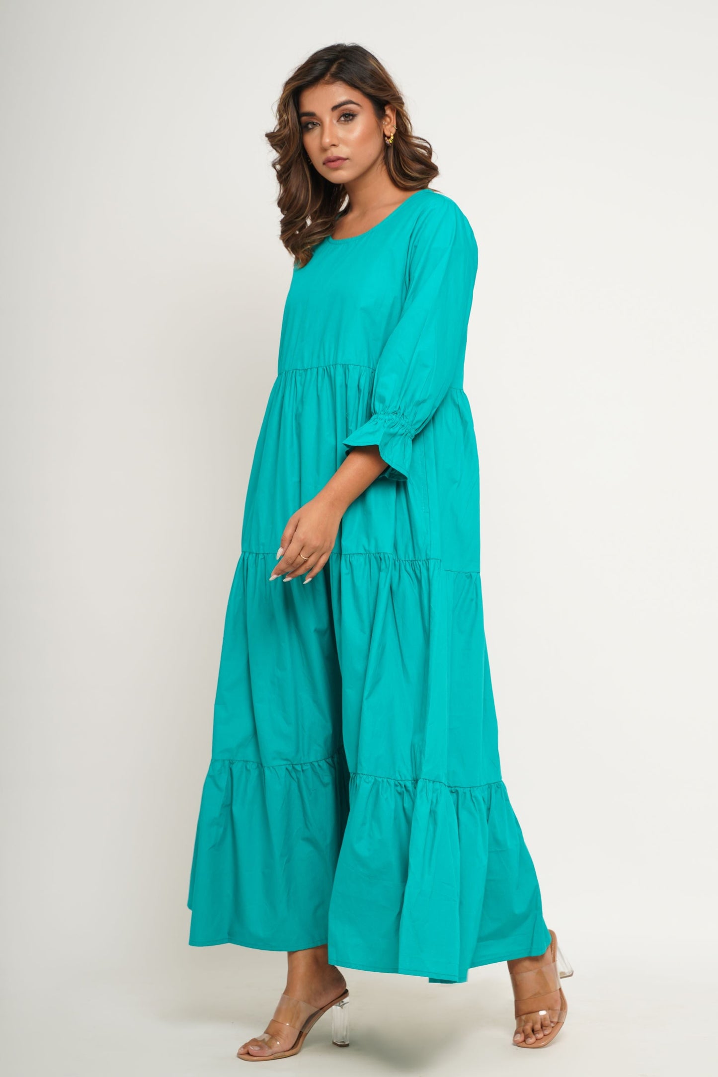 Caroline Maxi Turqouise - Jazz & Milly Clothing#New_ Zealand#