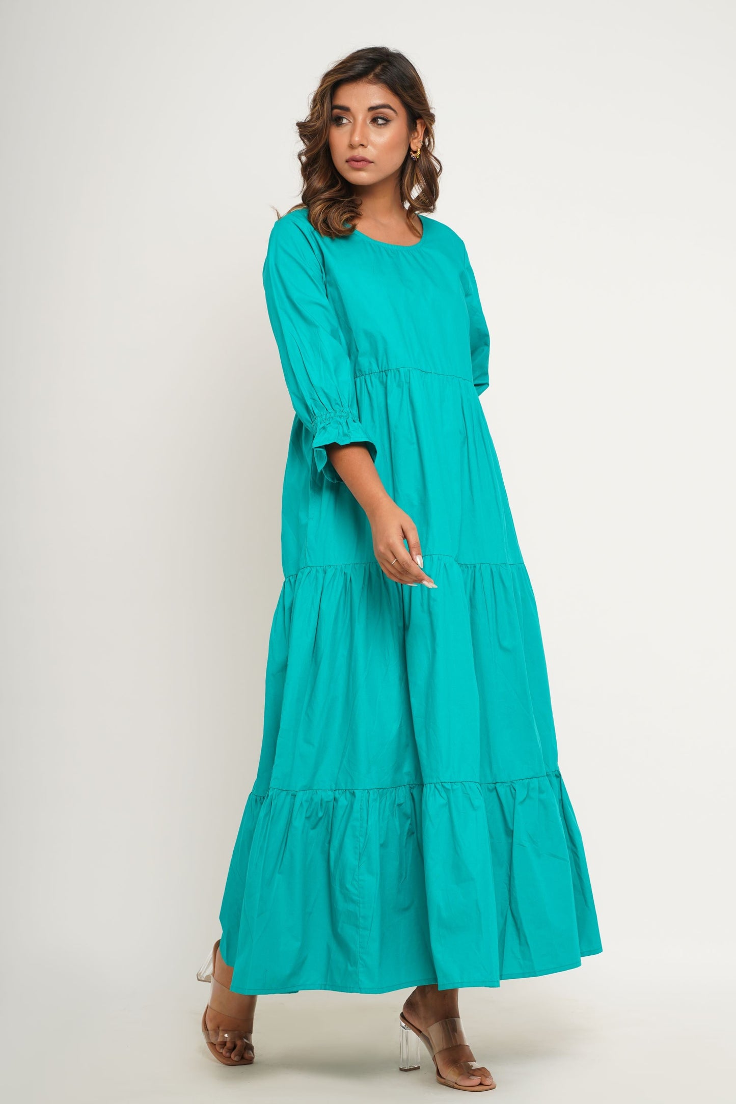 Caroline Maxi Turqouise - Jazz & Milly Clothing#New_ Zealand#