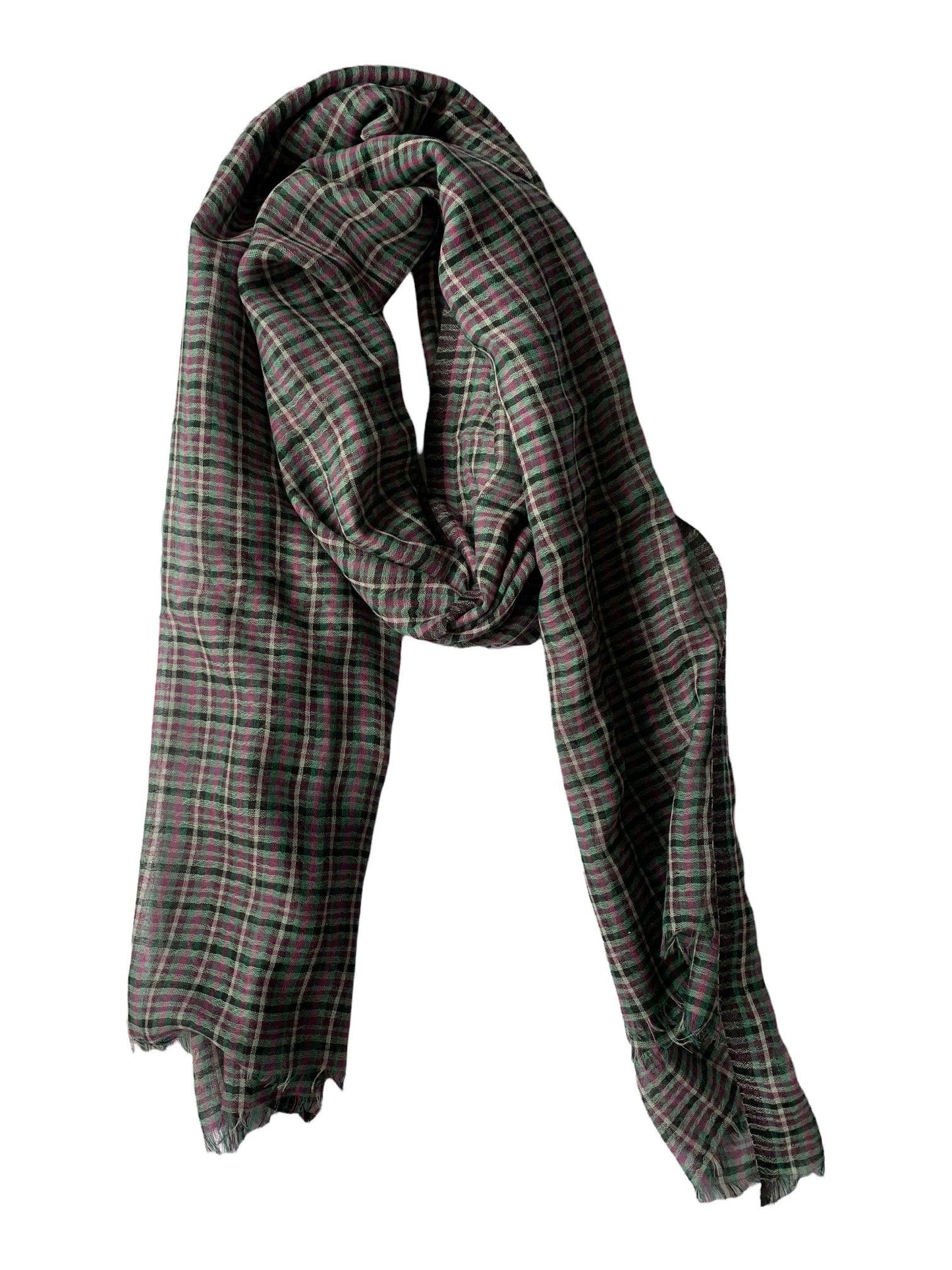 Keep me warm scarf check - Jazz & Milly Women's Clothing