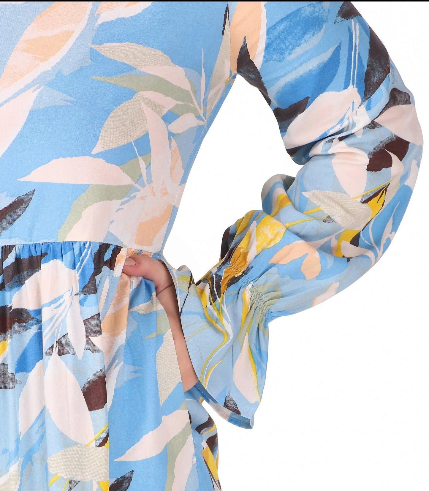 Milly Maxi Blue with pockets - Jazz & Milly Women's Clothing