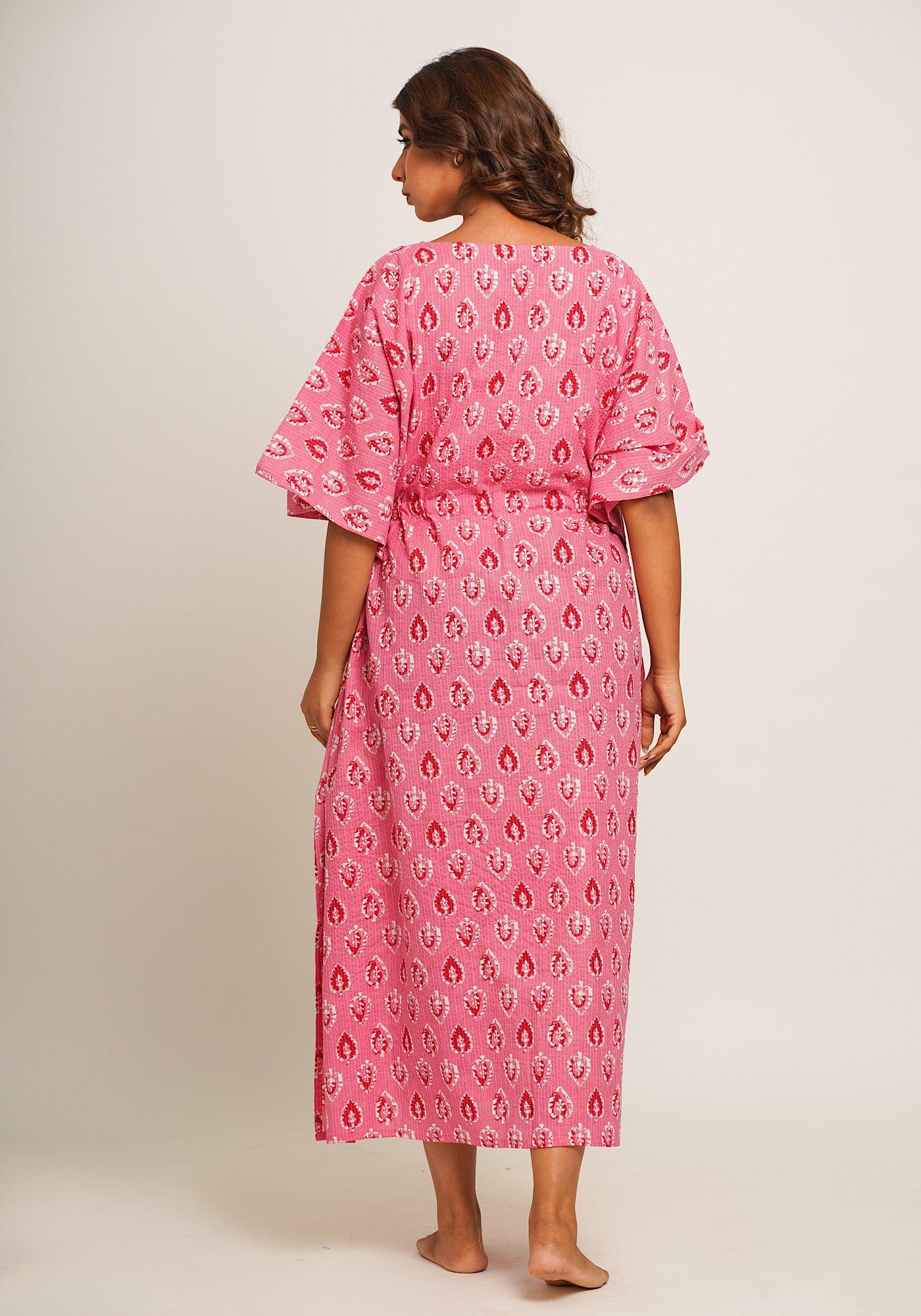 Priya Kaftan Pink - Jazz & Milly Women's Clothing