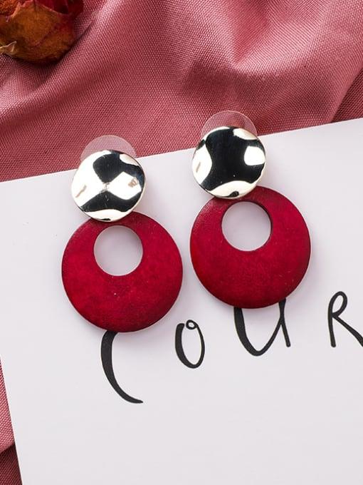 Red Hoop Earrings - Jazz & Milly Women's Clothing