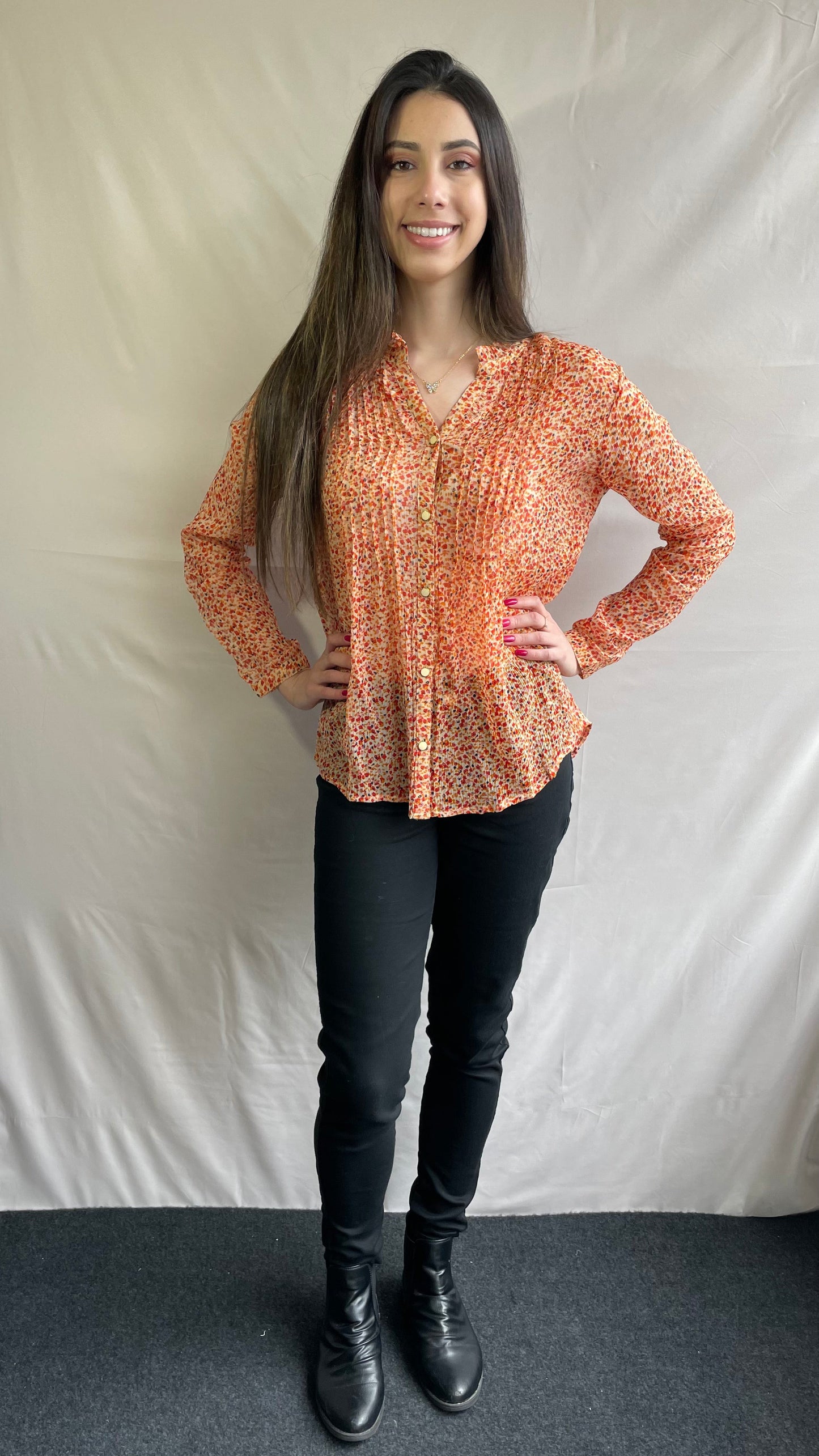 Sera Blouse Multi print - Jazz & Milly Women's Clothing
