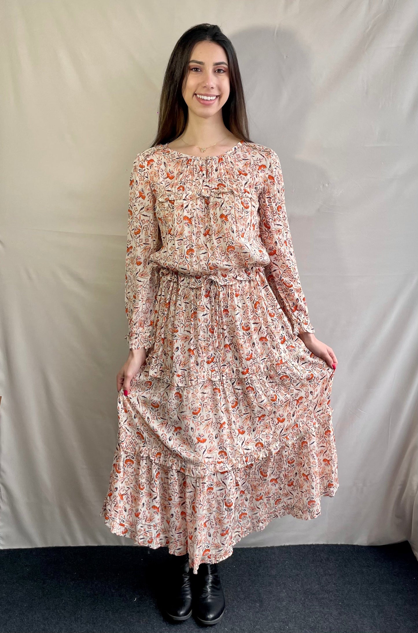 Sera Dress Light Beige - Jazz & Milly Women's Clothing