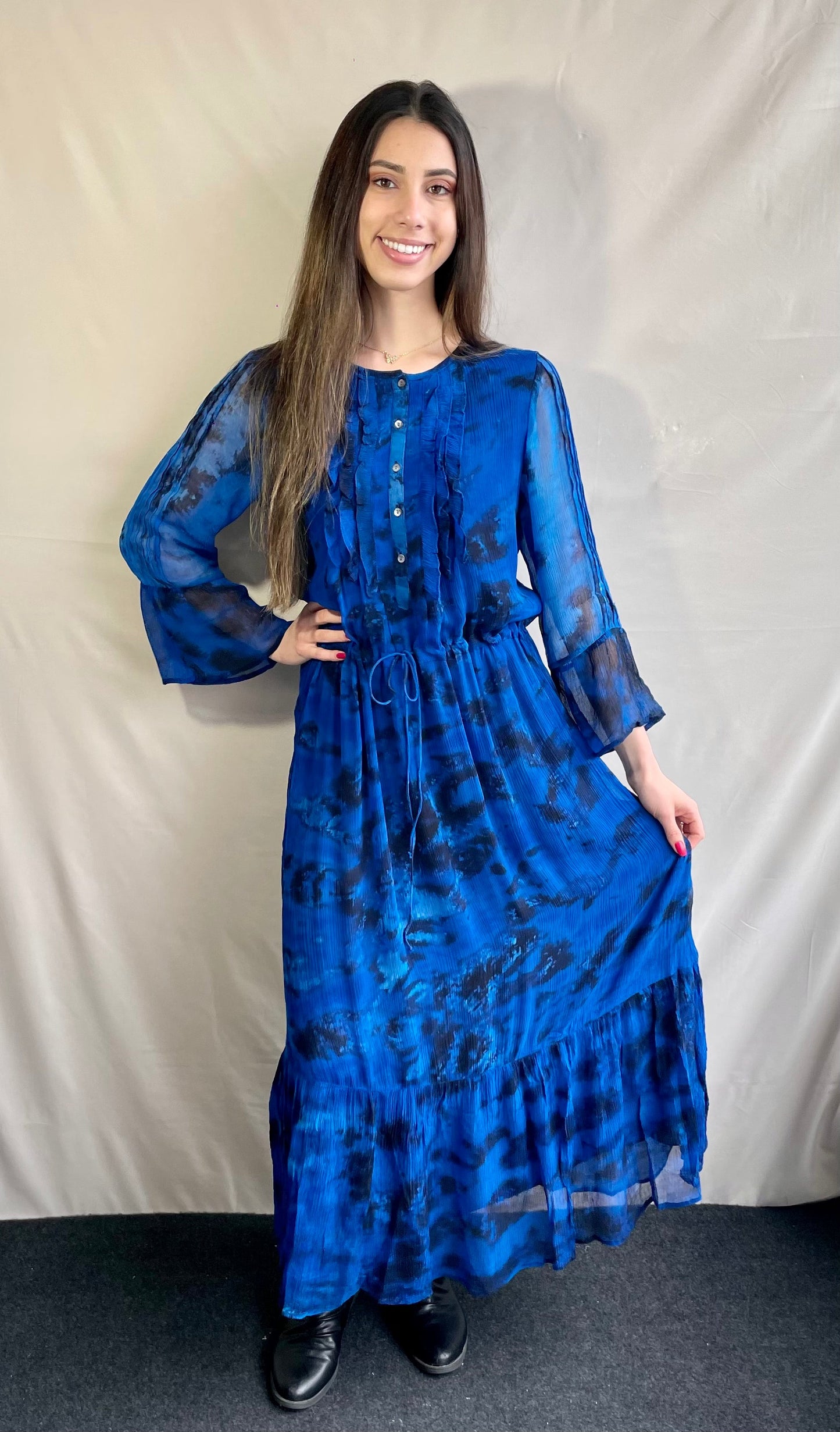 Sera Dress Royal Blue - Jazz & Milly Women's Clothing