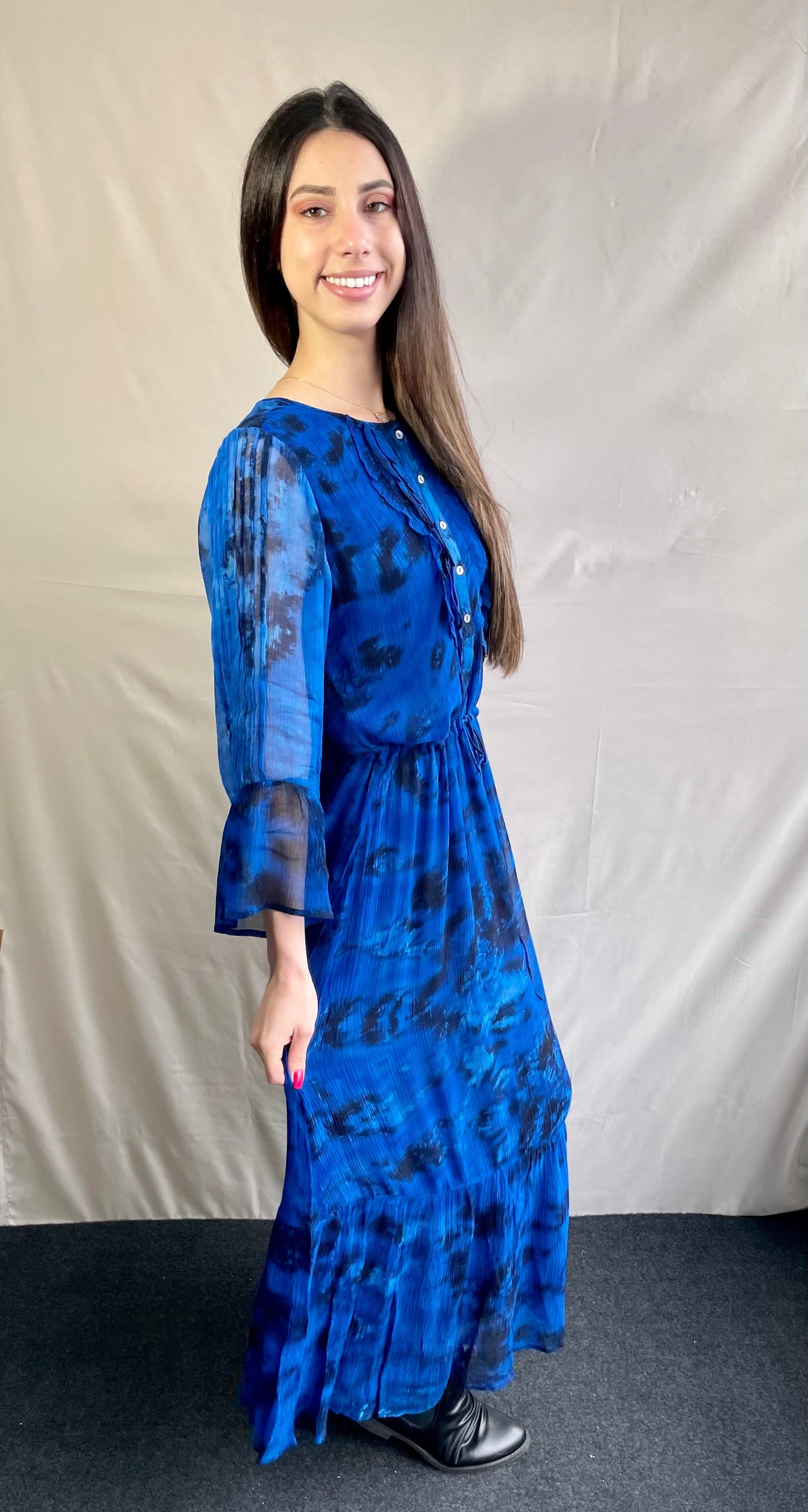 Sera Dress Royal Blue - Jazz & Milly Women's Clothing