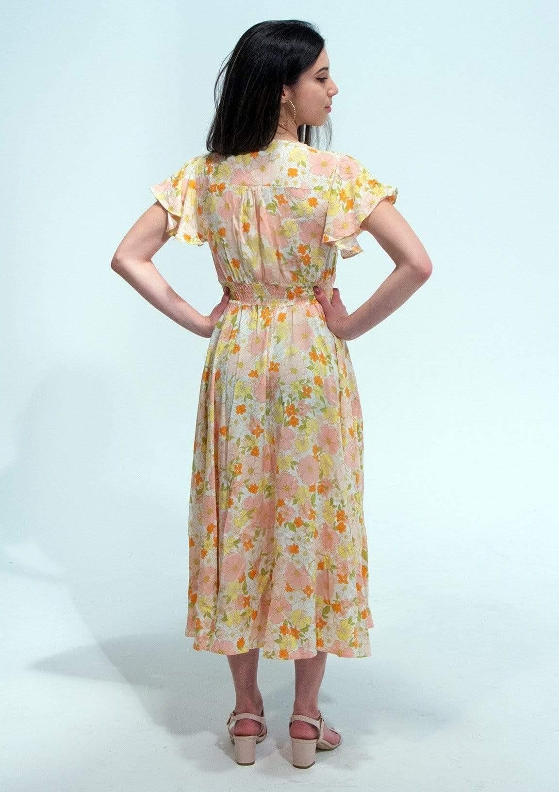 Boho Australia Golden Bloom Dress - Jazz & Milly  Women's Clothing