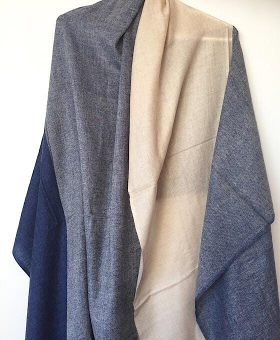 Color contrast stole/scarf - Jazz & Milly Clothing#New_ Zealand#