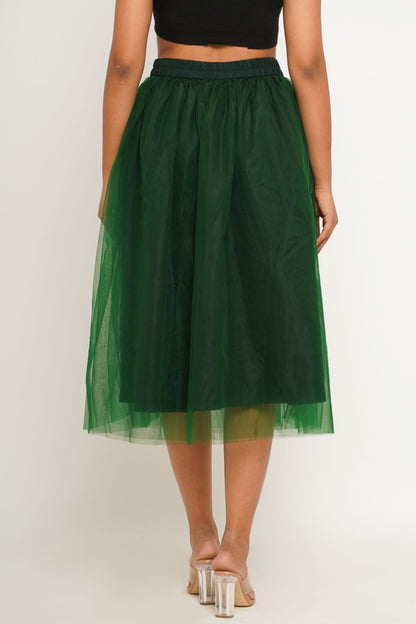 Tulle Skirt Green