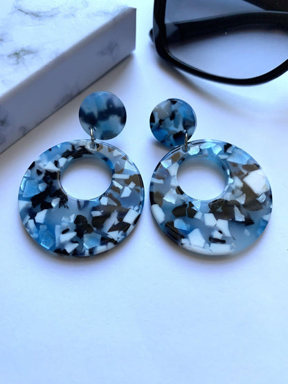Hoop Earrings Multi - Jazz & Milly  Women's Clothing