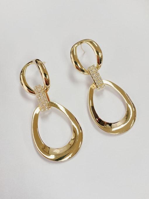 Oval Earrings gold - Jazz & Milly  Women's Clothing