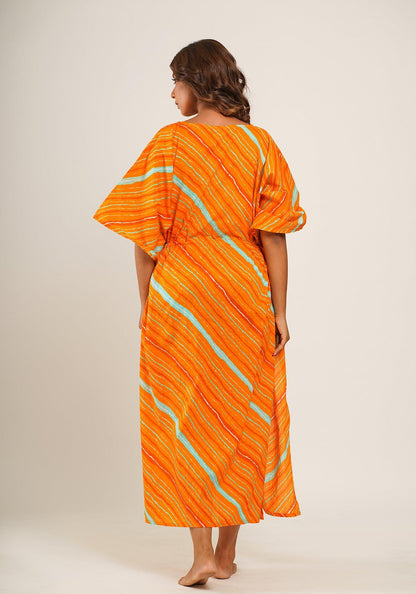 Priya Kaftan Orange - Jazz & Milly  Women's Clothing